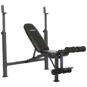 Steel Frame Weight Bench with Adjustable Height Bar Chest Press Incline Decline