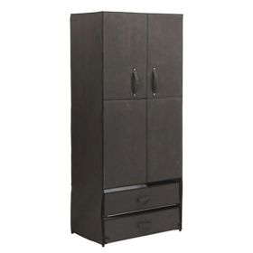 Durable Steel Frame Wardrobe with Canvas Sides