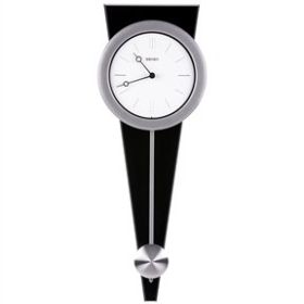 Contemporary Wall Clock with Functional Pendulum Design