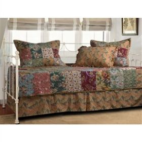 Floral 5-Piece Daybed Ensemble Bedding Set