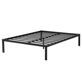 Queen size 16-inch High Heavy Duty Metal Platform Bed Frame