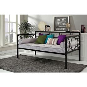 Twin size Modern Black Metal Daybeds - Use as Bed or Seating