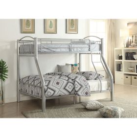 ACME Cayelynn Bunk Bed (Twin/Full) in Silver 37380SI