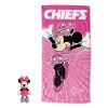 Official NFL - Minnie Mouse Hugger "Spirit" with Beach Towel - CHIEFS