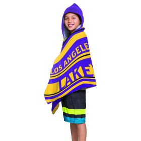 NBA 606 Lakers - Juvy Hooded Towel, 22"X51"