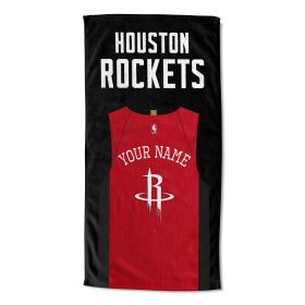 [Personalization Only] Houston Rockets "Jersey" Personalized Beach Towel