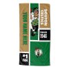 [Personalization Only] Boston Celtics Colorblock Personalized Beach Towel