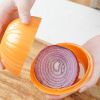 1pc Onion Plastic Storage Box; Onion Shaped Food Saver Storage Container; 450ml/15.8oz