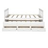 Captain's Bed Twin Daybed with Trundle Bed and Storage Drawers, Beds for chlidren