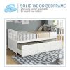 Captain's Bed Twin Daybed with Trundle Bed and Storage Drawers, Beds for chlidren