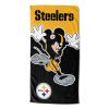 Disney NFL Mickey Steelers Splash Hugger Beach Towel