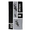 [Personalization Only] White Sox Colorblock Personalized Beach Towel