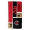 [Personalization Only] Toronto Raptors Colorblock Personalized Beach Towel