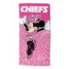 Official NFL - Minnie Mouse Hugger "Spirit" with Beach Towel - CHIEFS