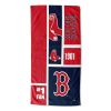 [Personalization Only] Red Sox Colorblock Personalized Beach Towel