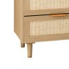 6 drawers Rattan dresser Rattan Drawer, Bedroom,Living Room