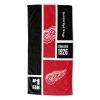 [Personalization Only] Detroit Red Wings Colorblock Personalized Beach Towel